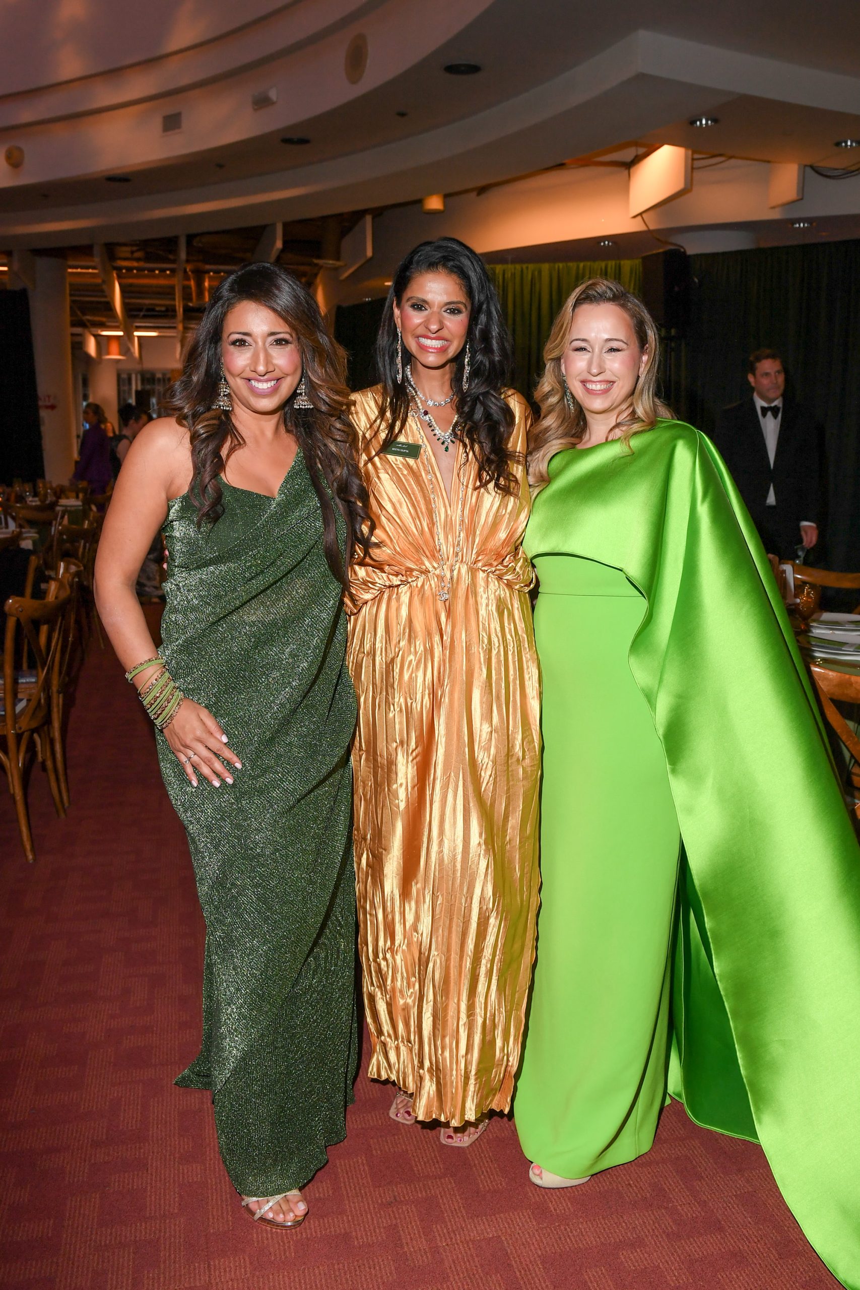 Farah Nasser (Gala Co-Chair), Reetu Gupta, Claire MacNamara (Gala Co-Chair) amera