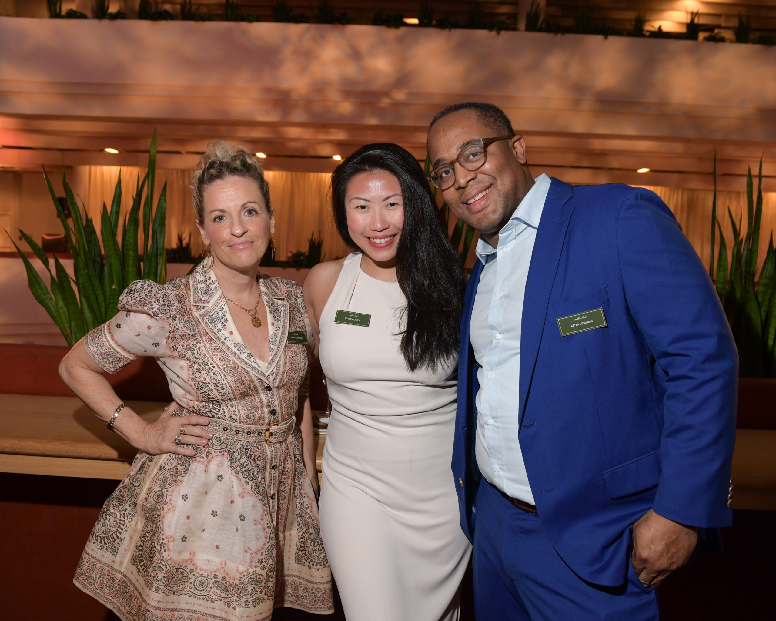 Joanna Goodman, Evelyn Chick, Keita Demming