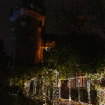 Christmas at the Castle during the day
Holiday Lights in the evening