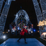 Christmas at the Castle during the day
Holiday Lights in the evening