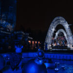 Christmas at the Castle during the day
Holiday Lights in the evening