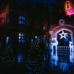 Christmas at the Castle during the day
Holiday Lights in the evening