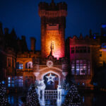 Christmas at the Castle during the day
Holiday Lights in the evening