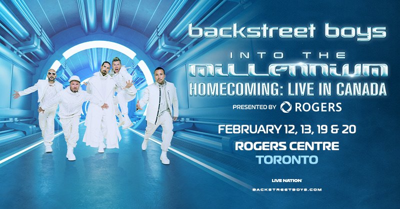 Backstreet Boys four-concert residency at Rogers Centre, Toronto, February 2027